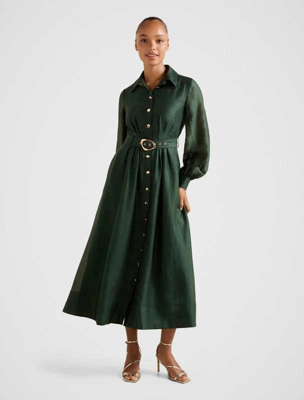 فورايفر نيو EVELYN Seam Detail Midi Dress